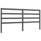 vidaXL Bed Frame without Mattress Grey 200x200 cm Solid Wood Pine