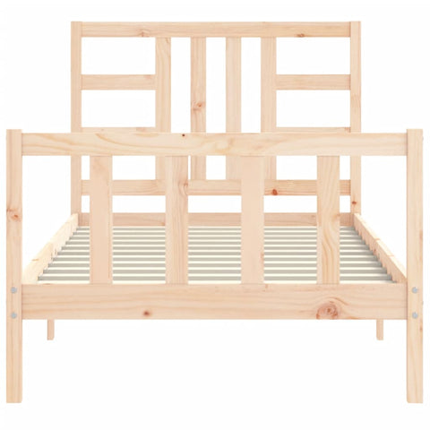 vidaXL Bed Frame without Mattress 90x200 cm Solid Wood Pine