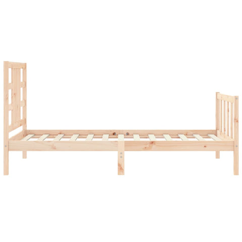 vidaXL Bed Frame without Mattress 90x200 cm Solid Wood Pine