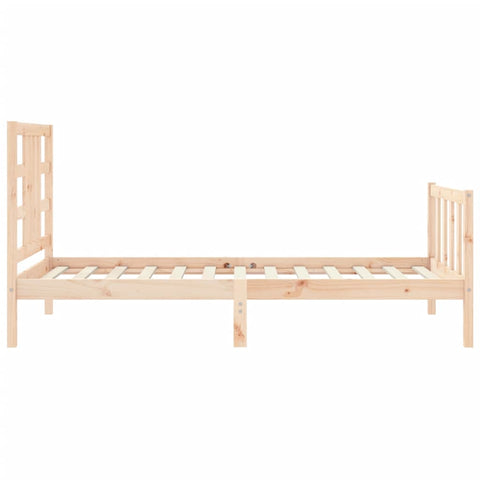 vidaXL Bed Frame without Mattress 100x200 cm Solid Wood Pine