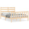 vidaXL Bed Frame without Mattress 140x200 cm Solid Wood Pine