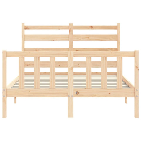 vidaXL Bed Frame without Mattress 140x200 cm Solid Wood Pine