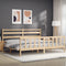 vidaXL Bed Frame without Mattress 200x200 cm Solid Wood Pine