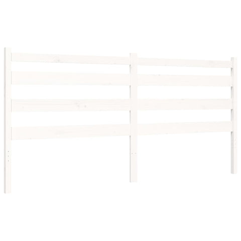 vidaXL Bed Frame without Mattress White 200x200 cm Solid Wood Pine