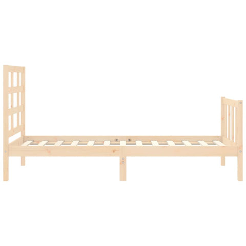 vidaXL Bed Frame without Mattress 90x200 cm Solid Wood Pine