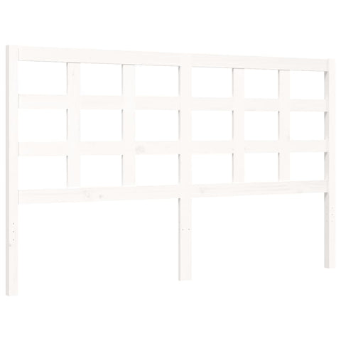 vidaXL Bed Frame without Mattress White 160x200 cm Solid Wood Pine