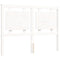 vidaXL Bed Frame without Mattress White Double Solid Wood Pine