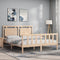 vidaXL Bed Frame without Mattress 160x200 cm Solid Wood Pine