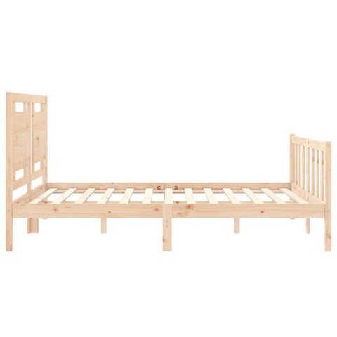 vidaXL Bed Frame without Mattress 160x200 cm Solid Wood Pine
