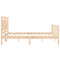 vidaXL Bed Frame without Mattress 160x200 cm Solid Wood Pine
