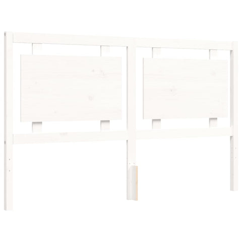 vidaXL Bed Frame without Mattress White 160x200 cm Solid Wood Pine