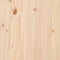 vidaXL Bed Frame without Mattress Double Solid Wood Pine