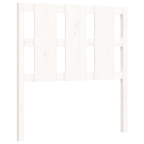 vidaXL Bed Frame without Mattress White 90x200 cm Solid Wood Pine