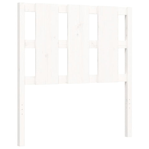 vidaXL Bed Frame without Mattress White 100x200 cm Solid Wood Pine