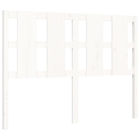 vidaXL Bed Frame without Mattress White 120x200 cm Solid Wood Pine