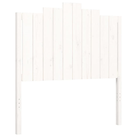 vidaXL Bed Frame without Mattress White 100x200 cm Solid Wood Pine
