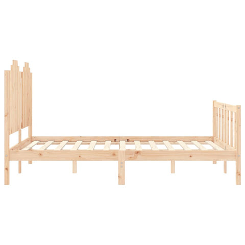 vidaXL Bed Frame without Mattress 140x200 cm Solid Wood Pine