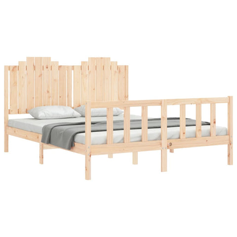 vidaXL Bed Frame without Mattress 160x200 cm Solid Wood Pine