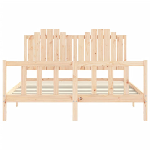 vidaXL Bed Frame without Mattress 160x200 cm Solid Wood Pine