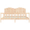 vidaXL Bed Frame without Mattress 200x200 cm Solid Wood Pine