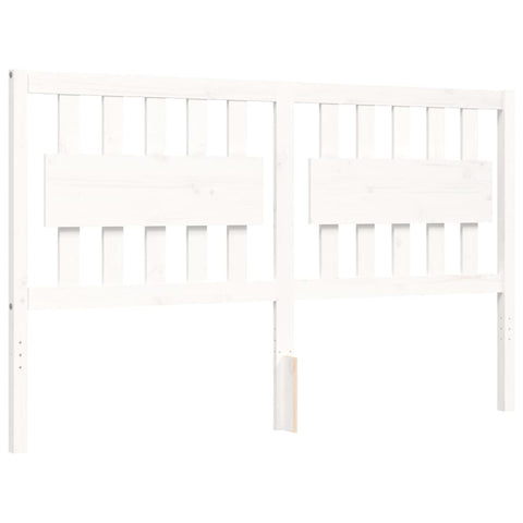 vidaXL Bed Frame without Mattress White 160x200 cm Solid Wood Pine