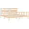 vidaXL Bed Frame without Mattress 200x200 cm Solid Wood Pine