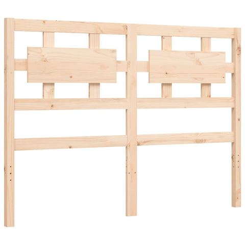 vidaXL Bed Frame without Mattress Double Solid Wood Pine