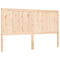 vidaXL Bed Frame without Mattress King Size Solid Wood Pine