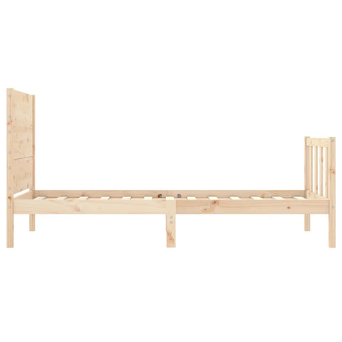 vidaXL Bed Frame without Mattress 90x200 cm Solid Wood Pine