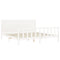 vidaXL Bed Frame without Mattress White 200x200 cm Solid Wood Pine