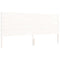 vidaXL Bed Frame without Mattress White 200x200 cm Solid Wood Pine