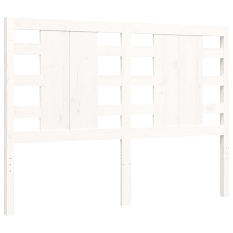 vidaXL Bed Frame without Mattress White 120x200 cm Solid Wood Pine