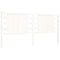 vidaXL Bed Frame without Mattress White 200x200 cm Solid Wood Pine
