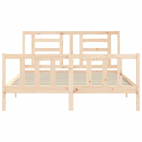vidaXL Bed Frame without Mattress 160x200 cm Solid Wood Pine