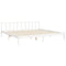 vidaXL Bed Frame without Mattress White Super King Size Solid Wood Pine