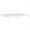 vidaXL Bed Frame without Mattress White 200x200 cm Solid Wood Pine