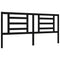vidaXL Bed Frame without Mattress Black 200x200 cm Solid Wood Pine