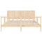 vidaXL Bed Frame without Mattress Super King Size Solid Wood Pine