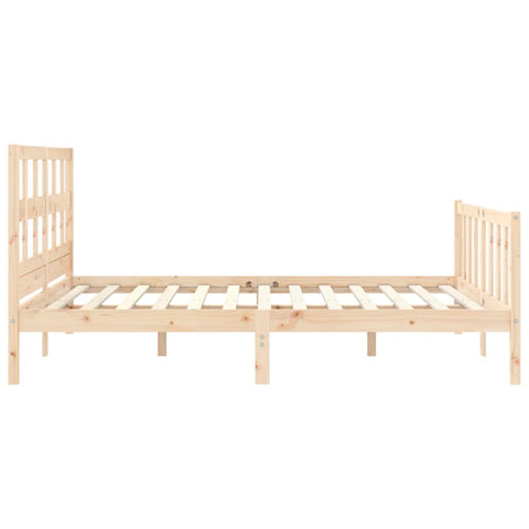 vidaXL Bed Frame without Mattress 160x200 cm Solid Wood Pine