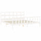 vidaXL Bed Frame without Mattress White 200x200 cm Solid Wood Pine
