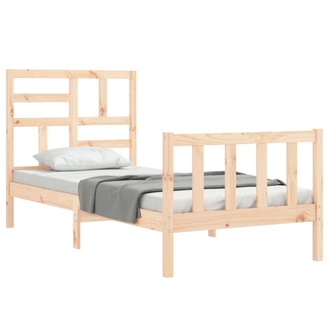 vidaXL Bed Frame without Mattress 90x200 cm Solid Wood Pine
