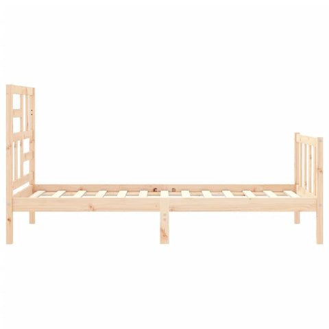 vidaXL Bed Frame without Mattress 90x200 cm Solid Wood Pine