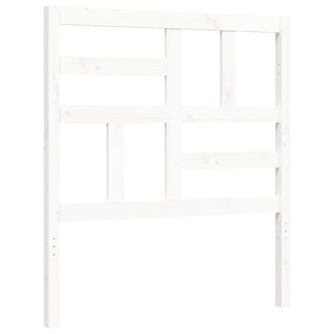 vidaXL Bed Frame without Mattress White 100x200 cm Solid Wood Pine