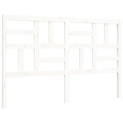 vidaXL Bed Frame without Mattress White 160x200 cm Solid Wood Pine