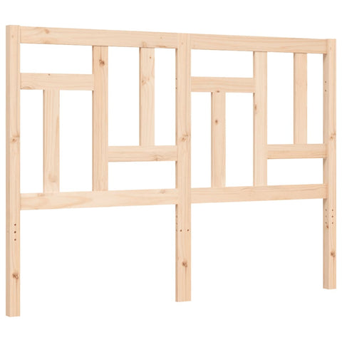 vidaXL Bed Frame without Mattress Double Solid Wood Pine
