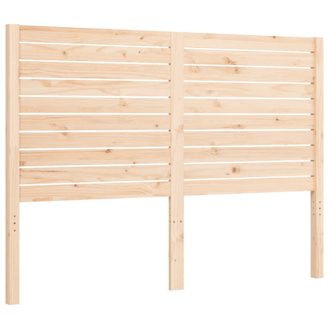vidaXL Bed Frame without Mattress Double Solid Wood Pine