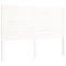 vidaXL Bed Frame without Mattress White Double Solid Wood Pine