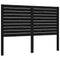 vidaXL Bed Frame without Mattress Black Double Solid Wood Pine