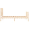 vidaXL Bed Frame without Mattress 100x200 cm Solid Wood Pine