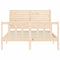 vidaXL Bed Frame without Mattress 140x200 cm Solid Wood Pine